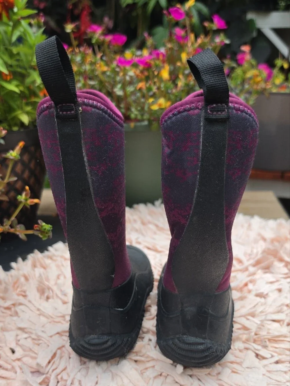 The Original Muck Boot Company Kids' Purple & Black Rain Boots